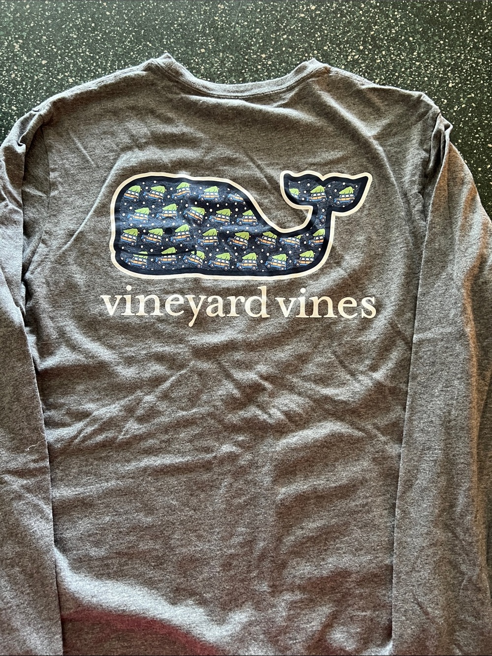 Men’s Vineyard Vines Long Sleeve Christmas Tee